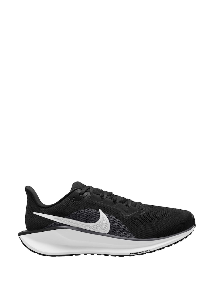 Nike Black/White Pegasus 41 Road Running Trainers - Image 1 of 4