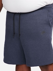 Nike Navy Tech Fleece Shorts - Image 10 of 15