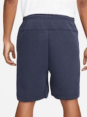 Nike Navy Tech Fleece Shorts - Image 3 of 15