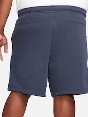 Nike Navy Tech Fleece Shorts - Image 9 of 15