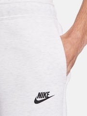 Nike Birch Heather White Tech Fleece Shorts - Image 5 of 8
