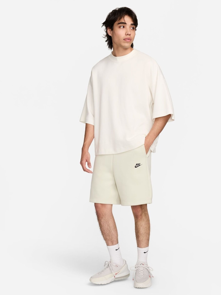 Nike Cream Tech Fleece Shorts - Image 1 of 10