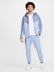 Nike Light Armory Blue Tech Fleece Zip-Up Hoodie - Image 3 of 7