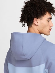 Nike Light Armory Blue Tech Fleece Zip-Up Hoodie - Image 5 of 7