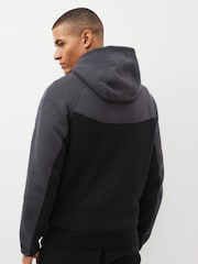 Nike Grey/Black Tech Fleece Zip-Up Hoodie - Image 2 of 4