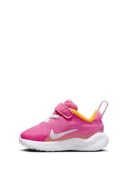 Nike Coral Pink Infant Revolution 7 Trainers - Image 4 of 10