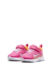 Nike Coral Pink Infant Revolution 7 Trainers - Image 5 of 10