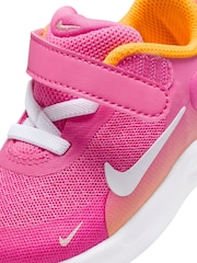 Nike Coral Pink Infant Revolution 7 Trainers - Image 9 of 10