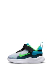 Nike Blue/Green Infant Revolution 7 Trainers - Image 4 of 9