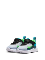 Nike Blue/Green Infant Revolution 7 Trainers - Image 5 of 9