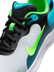 Nike Blue/Green Youth Revolution 7 Trainers - Image 10 of 12