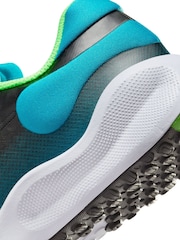 Nike Blue/Green Youth Revolution 7 Trainers - Image 11 of 12