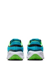 Nike Blue/Green Youth Revolution 7 Trainers - Image 4 of 12