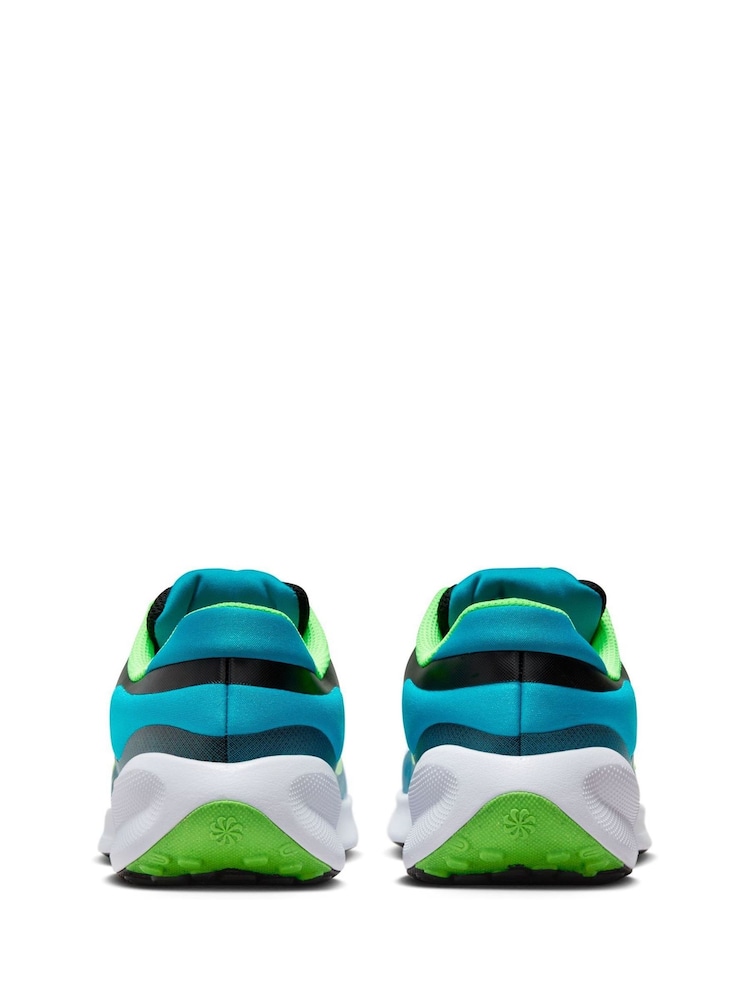 Bleu/vert - Baskets Nike Youth Revolution 7
 - Image 4 of 12