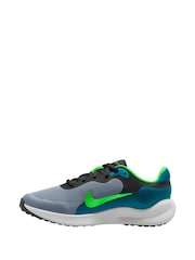 Nike Blue/Green Youth Revolution 7 Trainers - Image 6 of 12