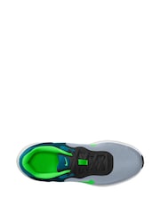 Nike Blue/Green Youth Revolution 7 Trainers - Image 7 of 12