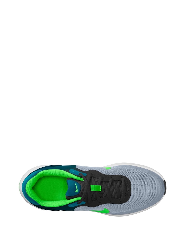 Bleu/vert - Baskets Nike Youth Revolution 7
 - Image 7 of 12