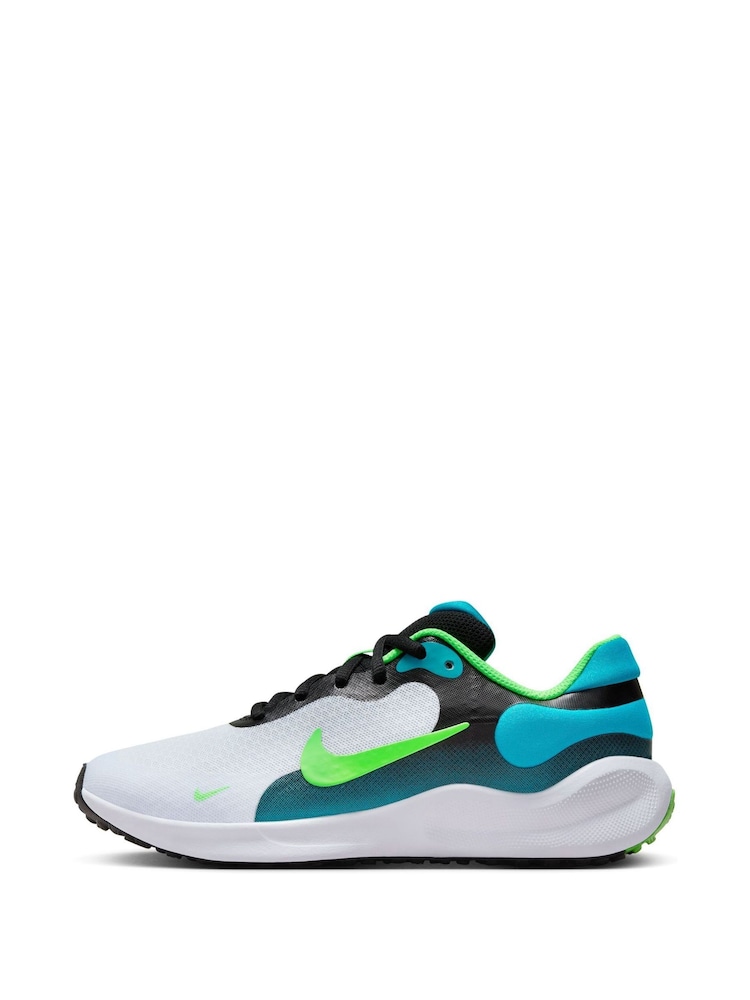 Bleu/vert - Baskets Nike Youth Revolution 7
 - Image 8 of 12