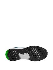 Nike Blue/Green Youth Revolution 7 Trainers - Image 9 of 12