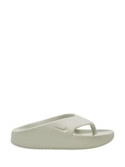 Nike White Calm Flip Flops - Image 1 of 10