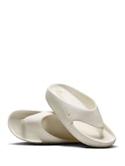 Nike White Calm Flip Flops - Image 4 of 10