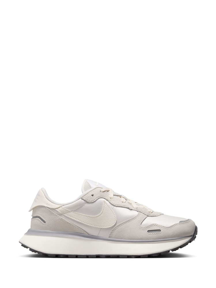Gris/Blanc - Baskets Nike Phoenix gaufrées - Image 1 de 12