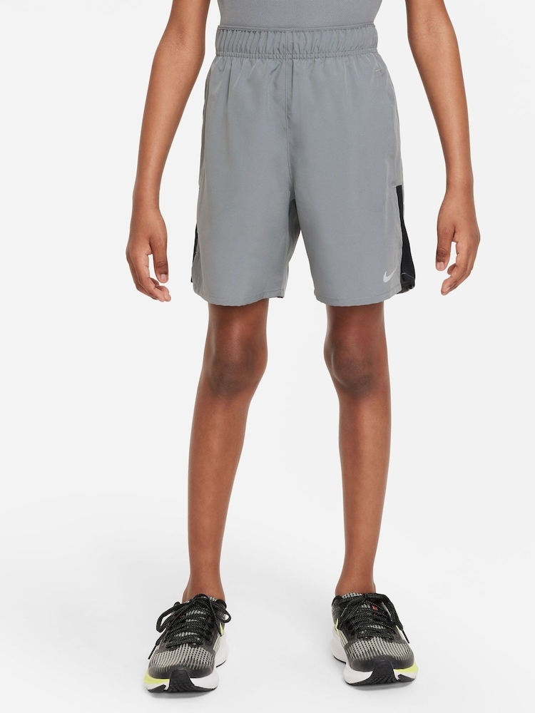 Nike Smoke Grey Dri-FIT Challenger Training Shorts - Image 1 of 7