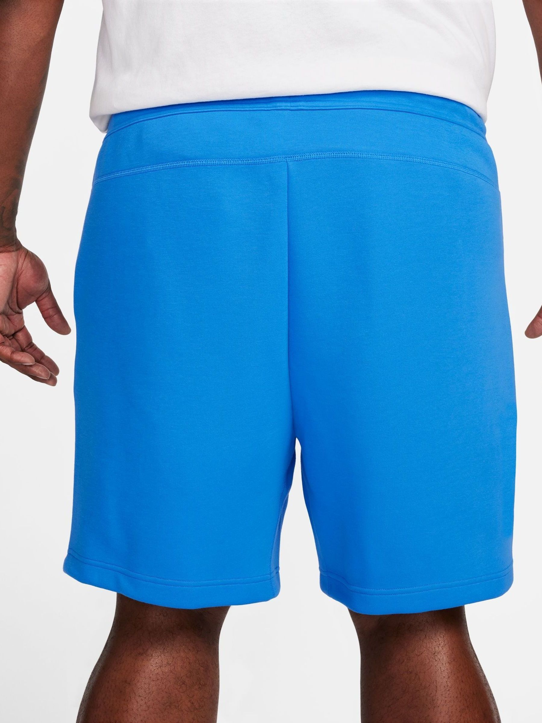 Buy Nike Blue Tech Fleece Shorts from Next Luxembourg