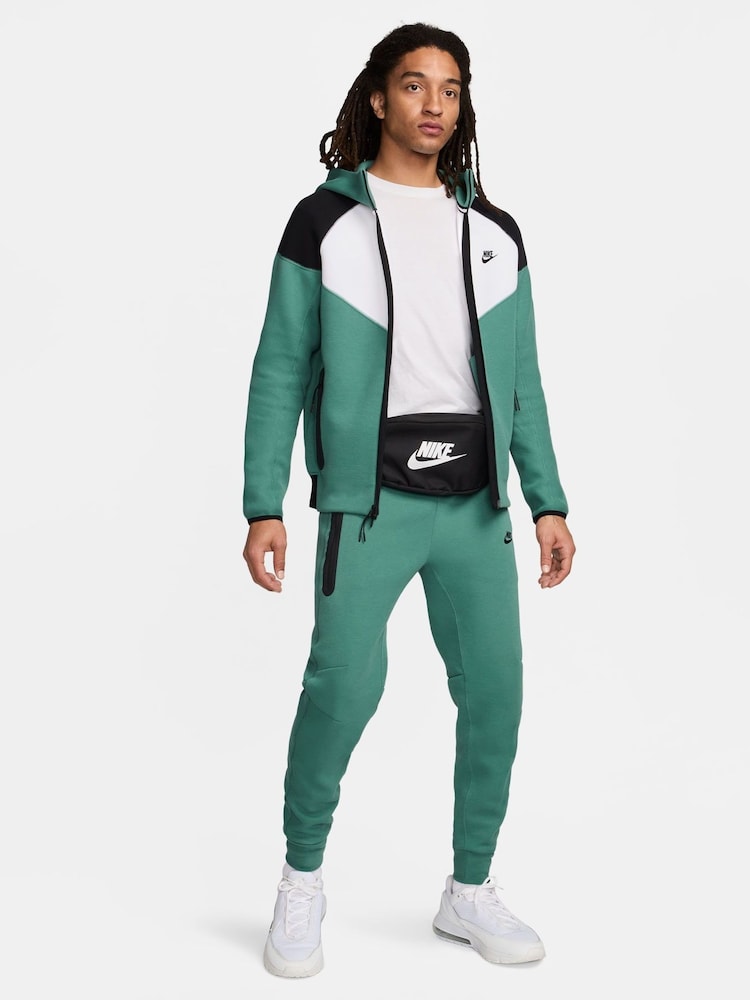 Nike Green/Black Tech Fleece Joggers - Image 11 of 11