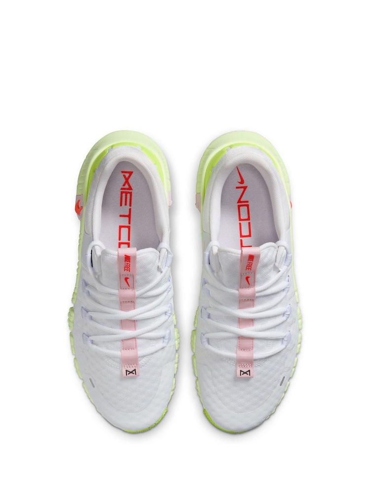 Alb - Pantofi de antrenament Nike Free Metcon 5 - Image 11 of 11