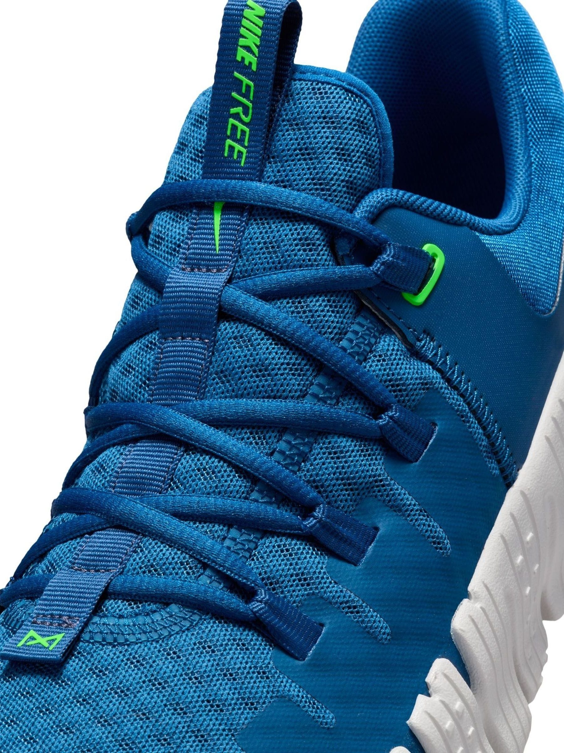 Buy Nike Blue White Free Metcon 5 Training Trainers from Next Luxembourg