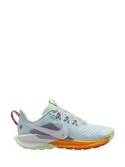 Nike Blue ReactX Pegasus Trail 5 Trail Running Shoes - Image 5 of 13