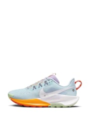 Nike Blue ReactX Pegasus Trail 5 Trail Running Shoes - Image 6 of 13