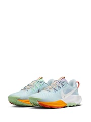 Nike Blue ReactX Pegasus Trail 5 Trail Running Shoes - Image 7 of 13