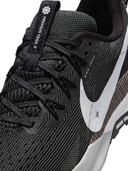 Nike Black ReactX Pegasus Trail 5 Running Shoes - Image 10 of 11