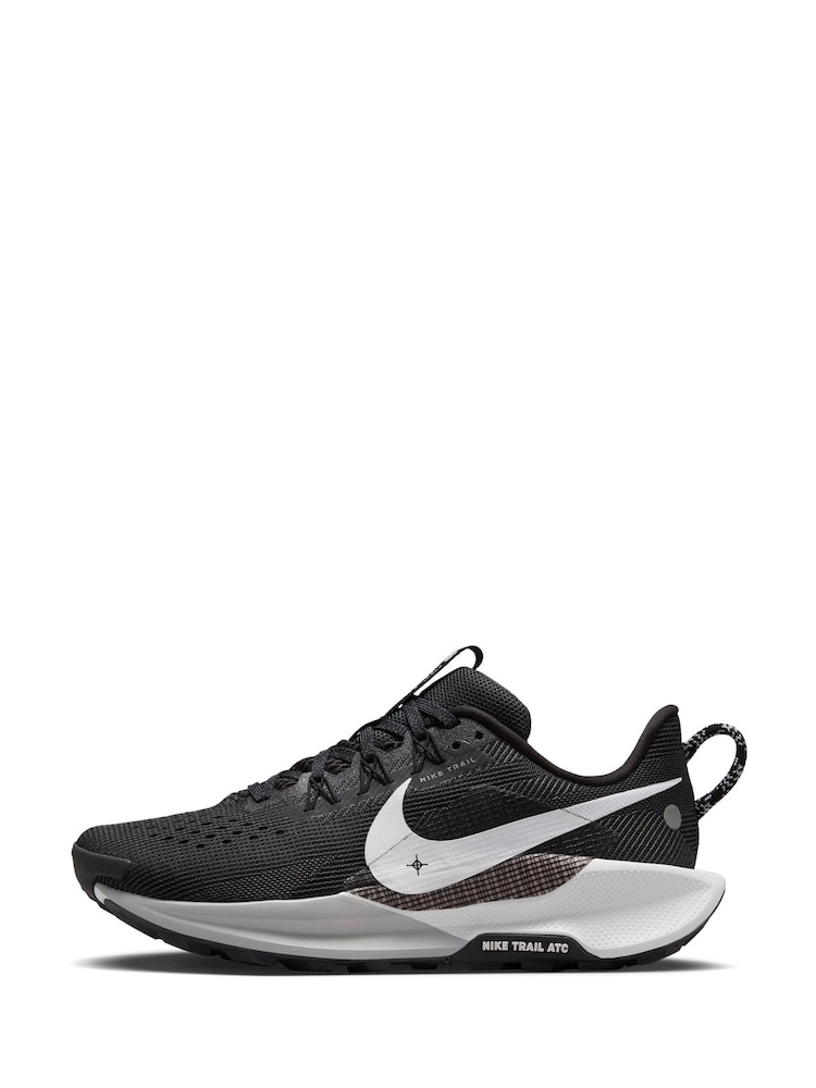Nike Black ReactX Pegasus Trail 5 Running Shoes - Image 2 of 11