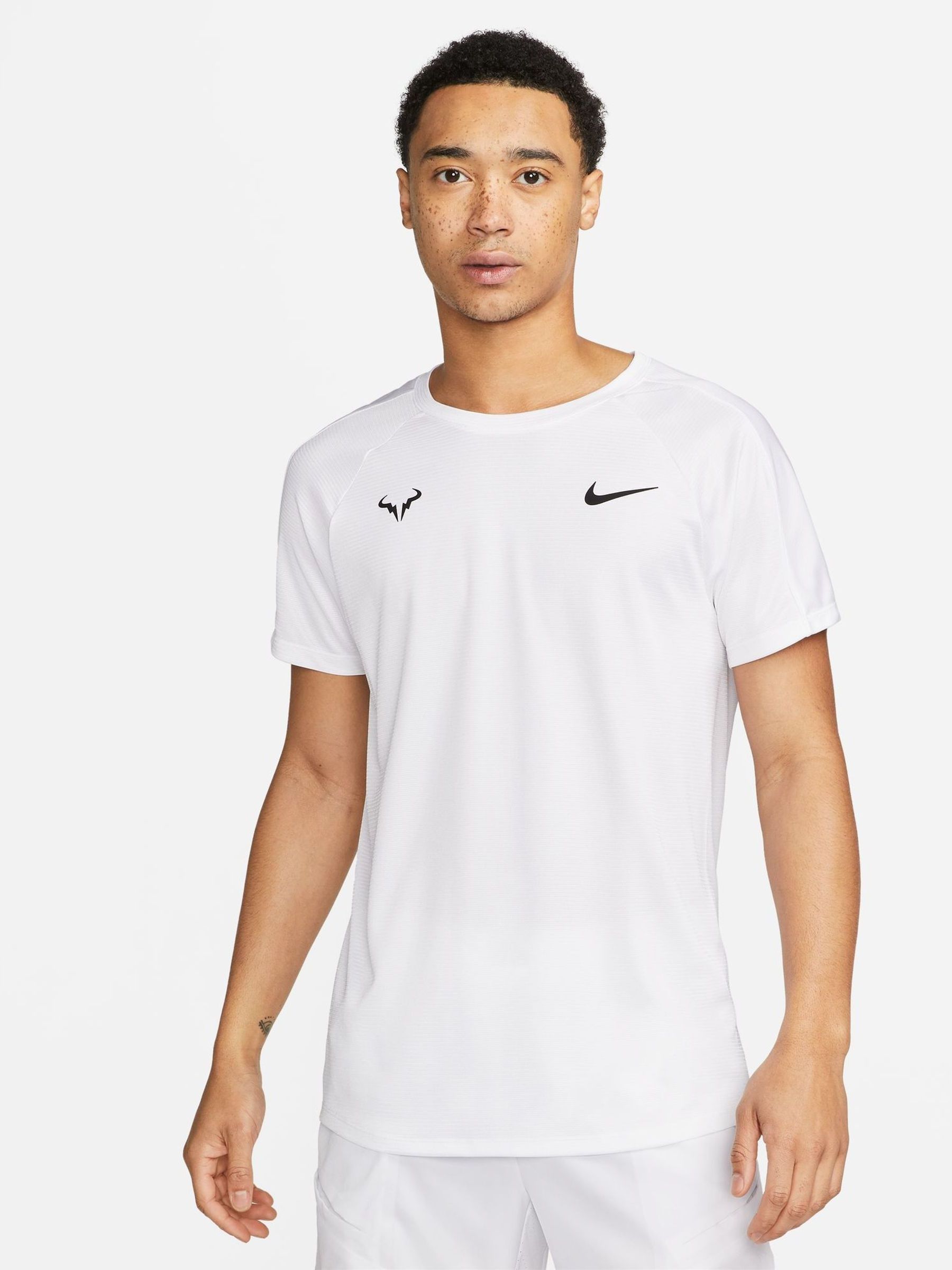 Buy Nike White Rafa Challenger Dri FIT Tennis T Shirt from Next Luxembourg