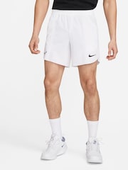 Nike White Rafa Nadal Dri-FIT 7 inch Tennis Shorts - Image 1 of 8