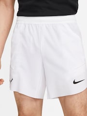 Nike White Rafa Nadal Dri-FIT 7 inch Tennis Shorts - Image 3 of 8