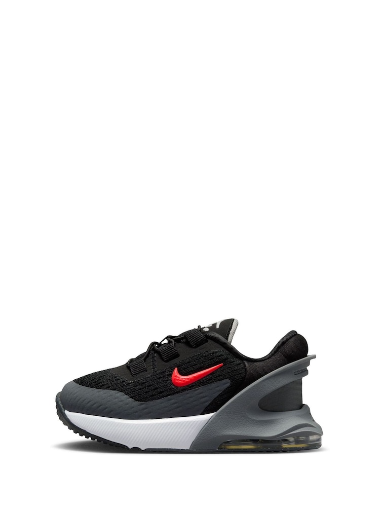 Nike Black/Red Infant Air Max 270 GO Easy On Trainers - Image 2 of 10