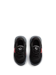 Nike Black/Red Infant Air Max 270 GO Easy On Trainers - Image 7 of 10