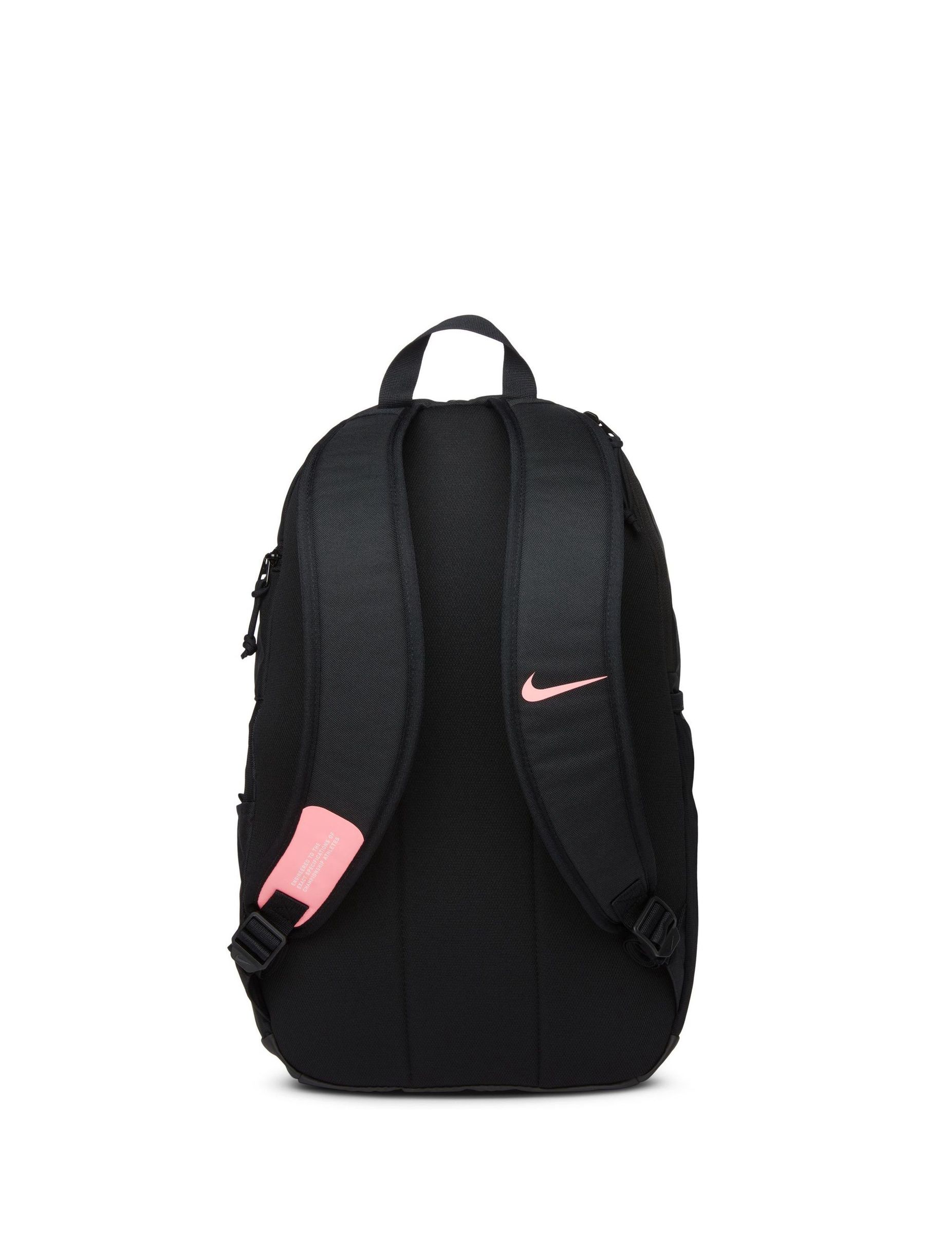 Nike pink and black backpack online