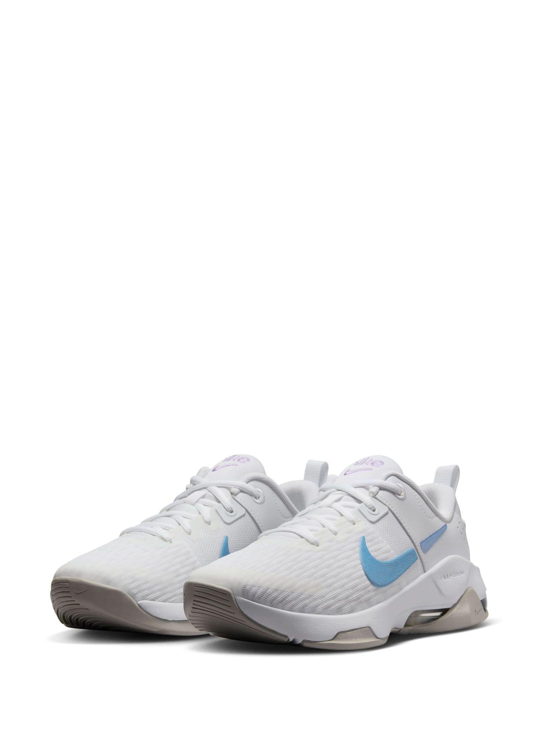 white zoom trainers