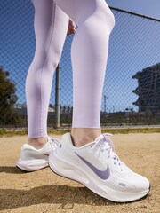 Nike White/Purple Journey Run Road Running Trainers - Image 1 of 9