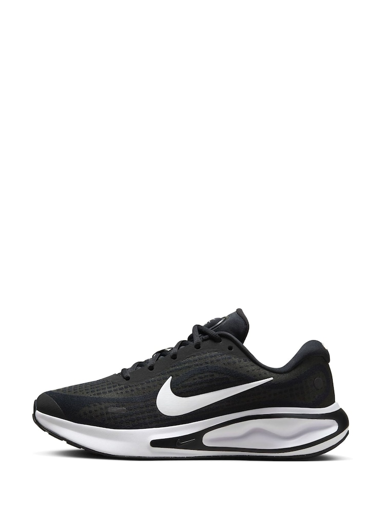 Nike Black/White Journey Run Road Running Trainers - Image 2 of 13