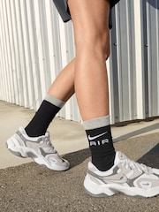Nike Grey/White AL8 Trainers - Image 1 of 12