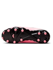 Nike Pink/Black Kids Phantom Luna Academy Mulit Ground Football Boots - Image 11 of 11