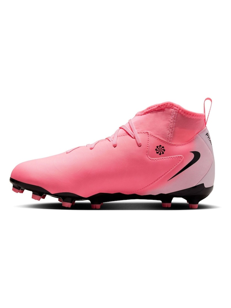 Nike Pink/Black Kids Phantom Luna Academy Mulit Ground Football Boots - Image 2 of 11