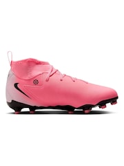 Nike Pink/Black Kids Phantom Luna Academy Mulit Ground Football Boots - Image 3 of 11
