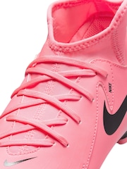 Nike Pink/Black Kids Phantom Luna Academy Mulit Ground Football Boots - Image 8 of 11